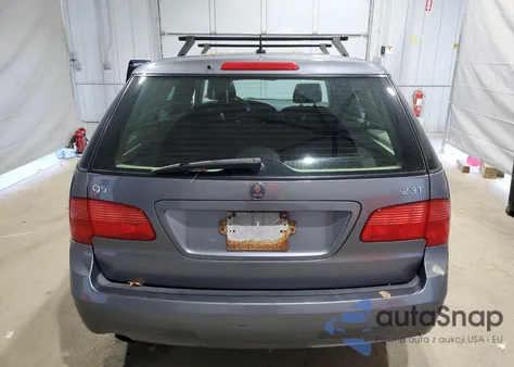 2007 Saab 9-5 2.3T from USA, damaged, VIN YS3ED59G973516494